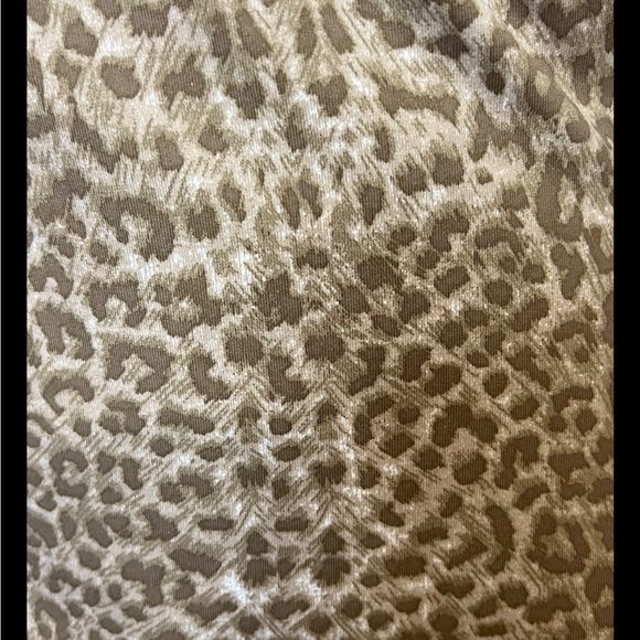 J. MCLAUGHLIN Faux Wrap Dress Panama Leopard Print Catalina Cloth Large - Picture 5 of 10